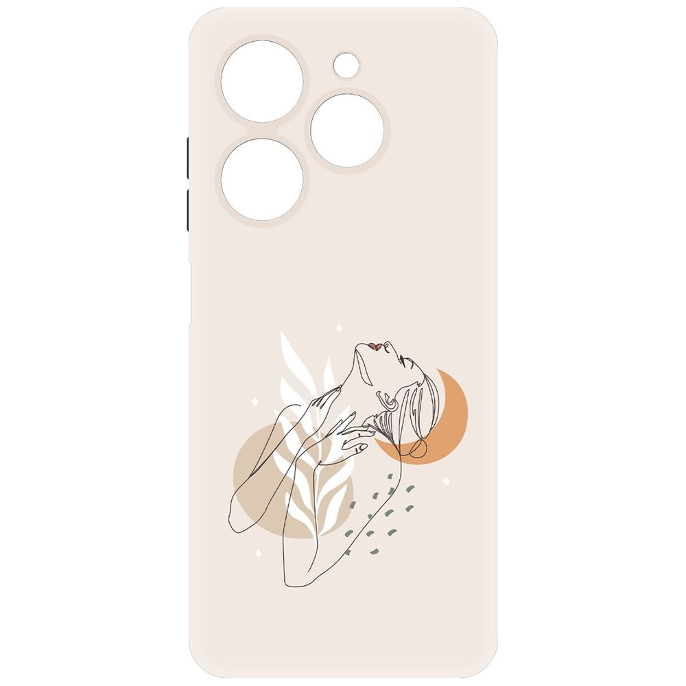 

Чехол-накладка Krutoff Soft Case Женственность для Tecno Spark Go 2024 черный