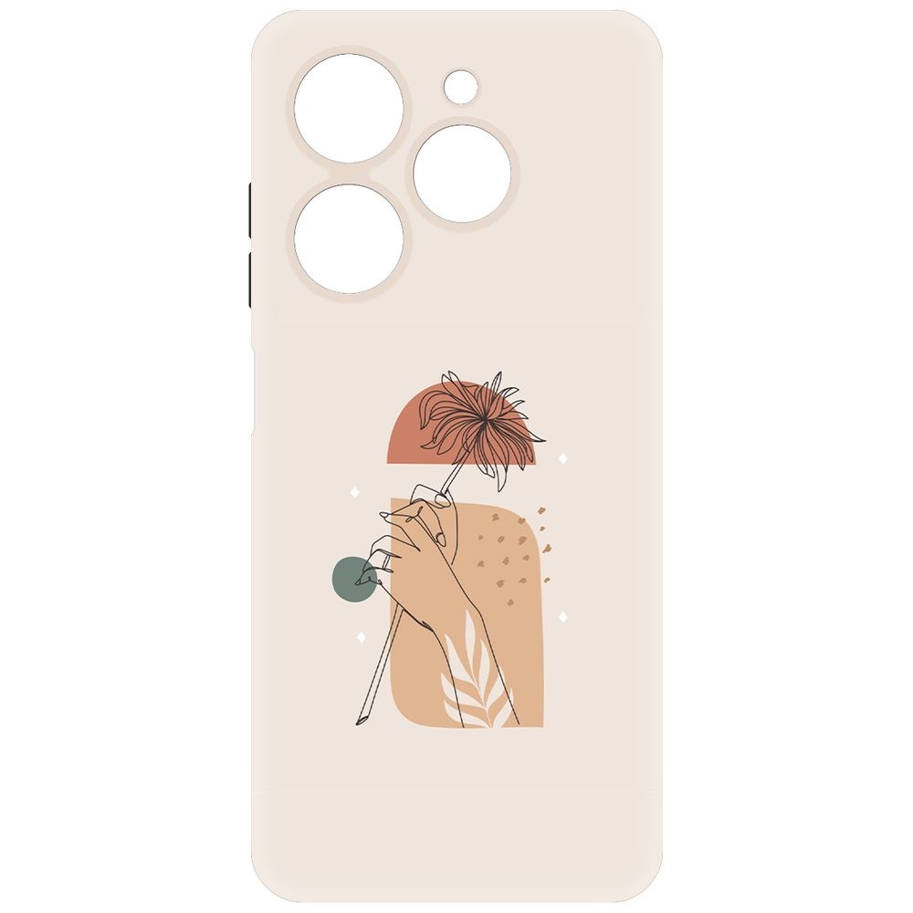 

Чехол-накладка Krutoff Soft Case Романтика для TECNO Spark Go 2024 черный