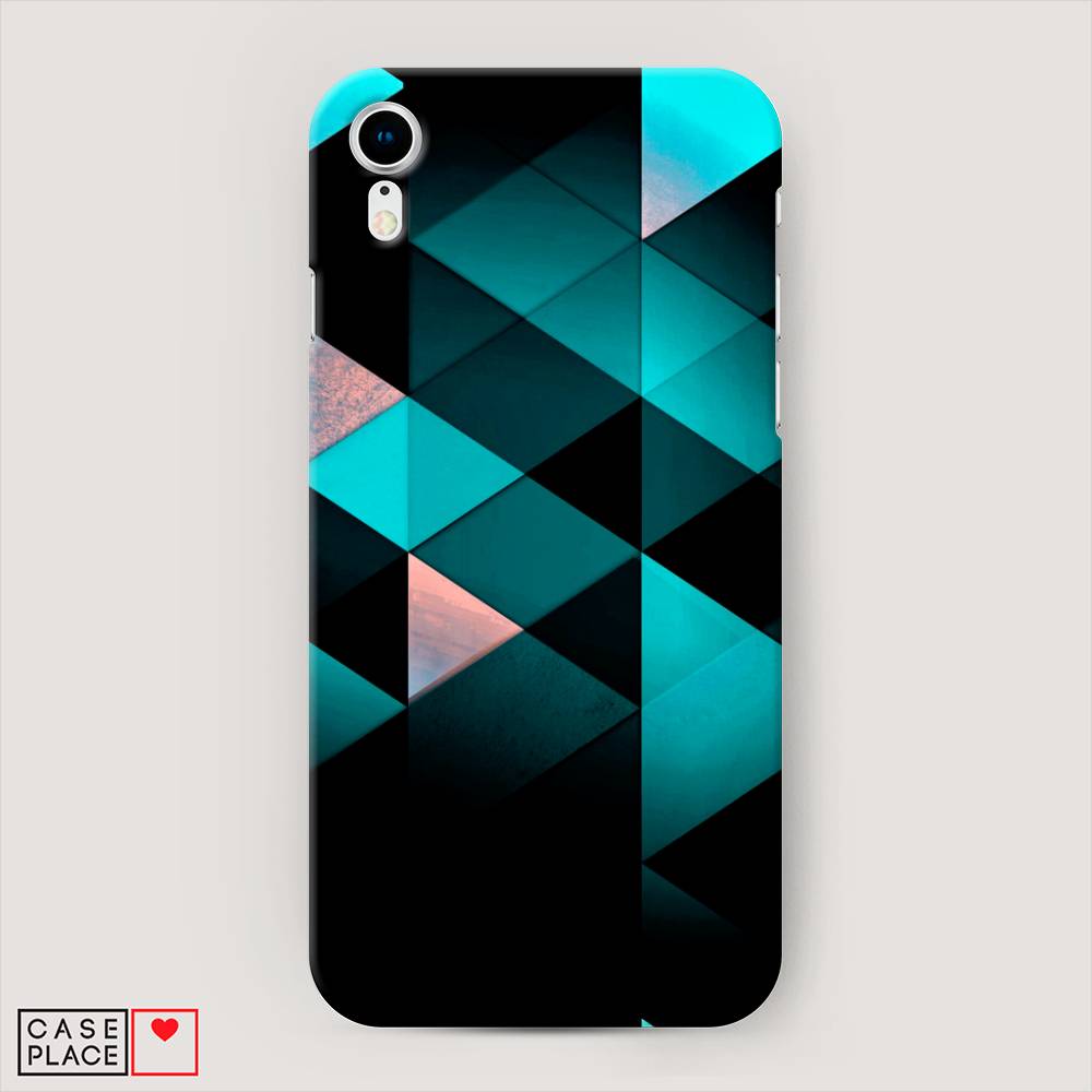 

Пластиковый чехол "Геометрия 16" на Apple iPhone XR (10R), 12020-2