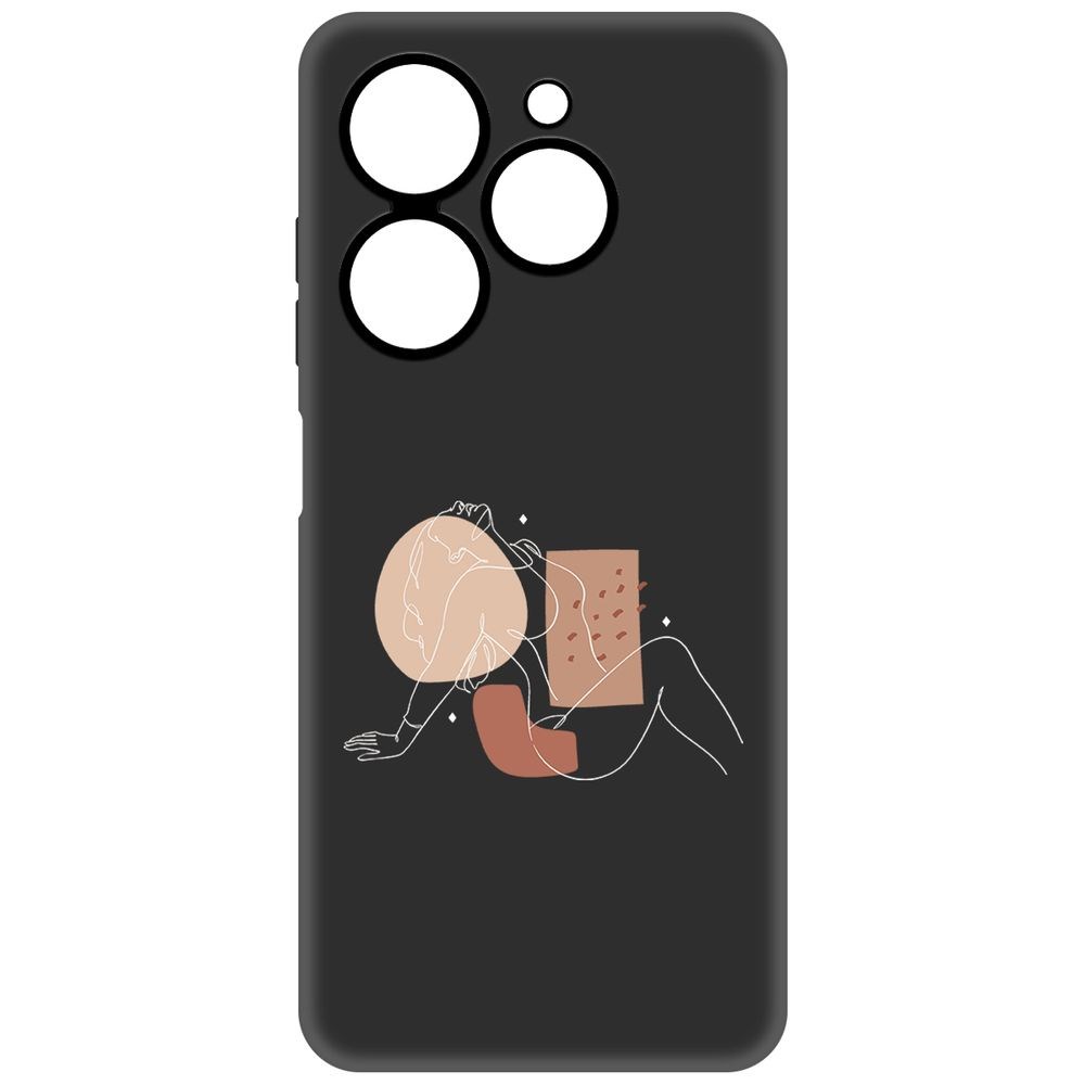 

Чехол-накладка Krutoff Soft Case Чувственность для TECNO Spark Go 2024 черный