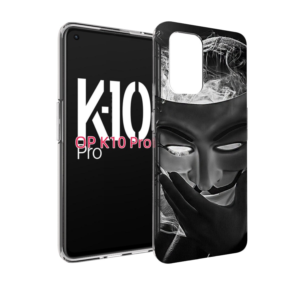 

Чехол MyPads Маска для OPPO K10 Pro, Прозрачный, Tocco