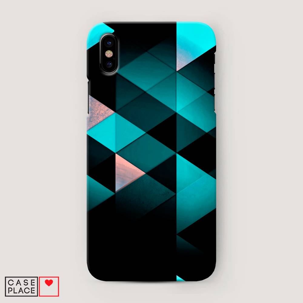 

Пластиковый чехол "Геометрия 16" на Apple iPhone XS Max (10S Max), 11920-2