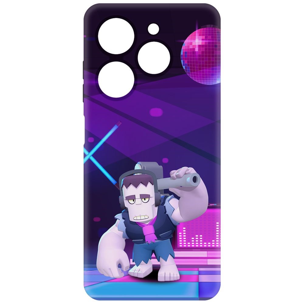 

Чехол-накладка Krutoff Soft Case Brawl Stars - Фрэнк для TECNO Spark Go 2024 черный