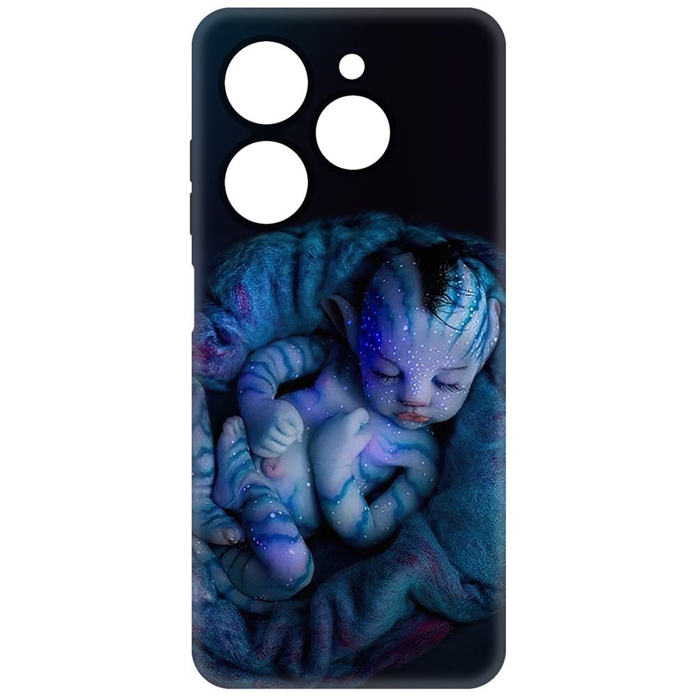 

Чехол-накладка Krutoff Soft Case Аватар - Малышка для Tecno Spark Go 2024 черный