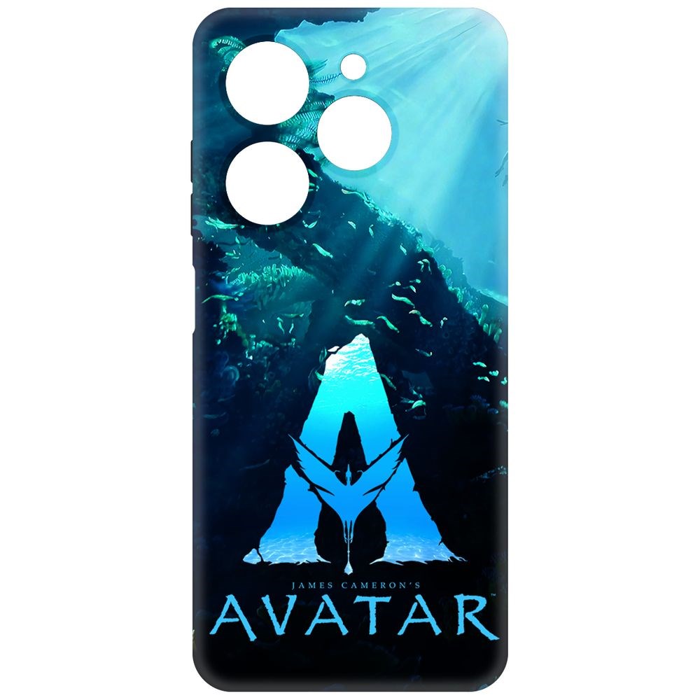 

Чехол-накладка Krutoff Soft Case Аватар - Цветное лого для Tecno Spark Go 2024 черный