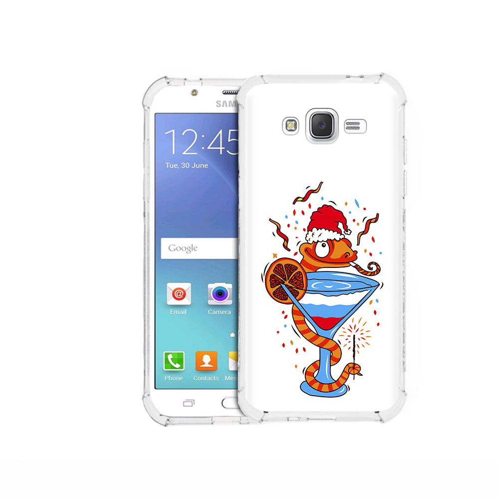 

Чехол MyPads Tocco для Samsung Galaxy J5 (2015) змейка (PT15272.579.364), Прозрачный, Tocco
