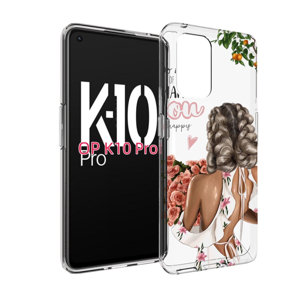 

Чехол MyPads Мелочи-делают-тебя-счастливой для OPPO K10 Pro, Прозрачный, Tocco
