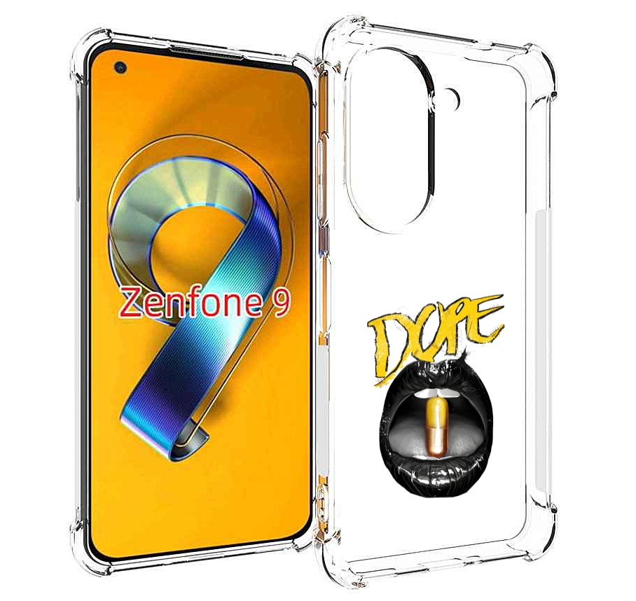 

Чехол MyPads губы для Asus Zenfone 9 (AI2202), Прозрачный, Tocco