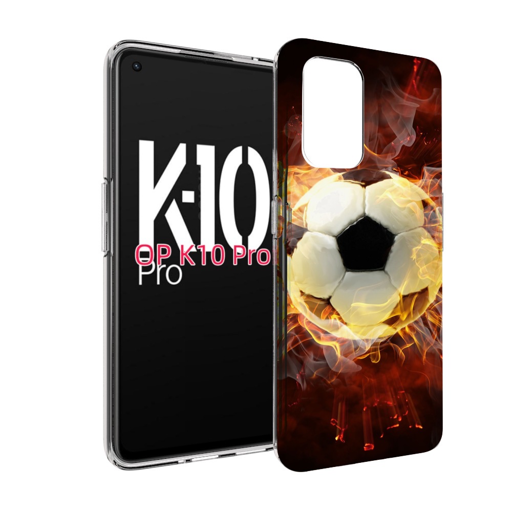 

Чехол MyPads Огненный-мяч для OPPO K10 Pro, Прозрачный, Tocco