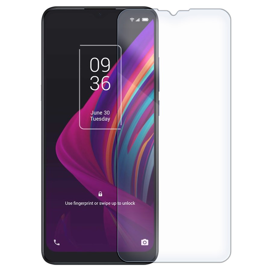 

Стекло защитное гибридное Krutoff для TCL 10 SE
