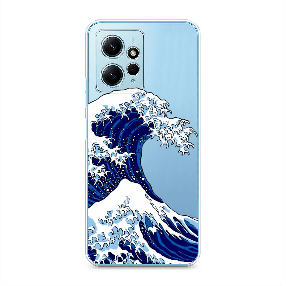 

Силиконовый чехол "Волна в Канагаве" на Xiaomi Redmi Note 12 4G, Прозрачный