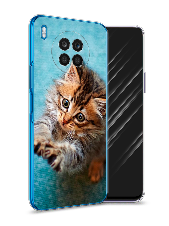 

Чехол Awog на Huawei Nova 8i "Котенок просит есть", Разноцветный, 6106350-2