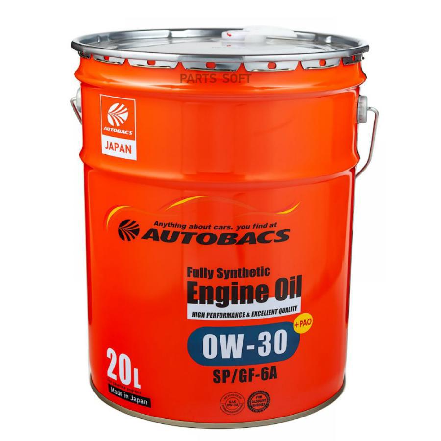 

Моторное масло AUTOBACS Sp/Gf-6 синтетическое 0W30 20л