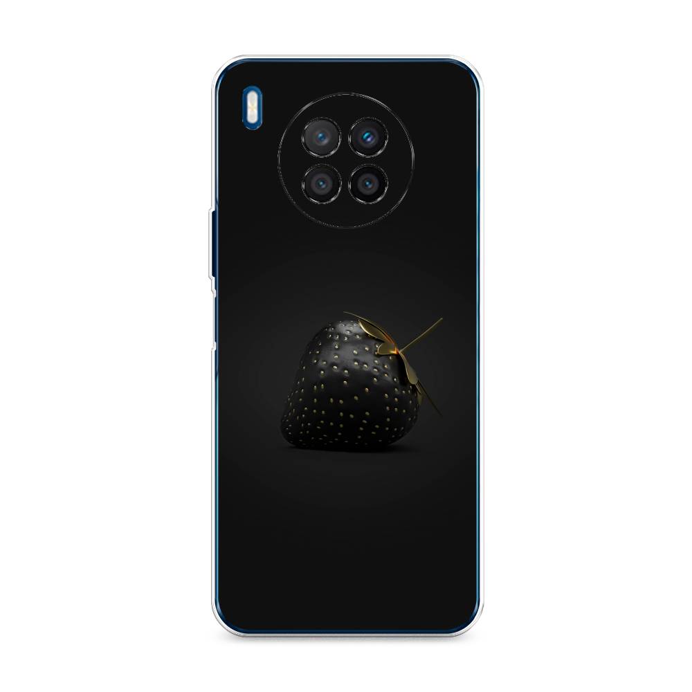 

Чехол Awog на Huawei Nova 8i "Черная клубника", Разноцветный, 6106350-10