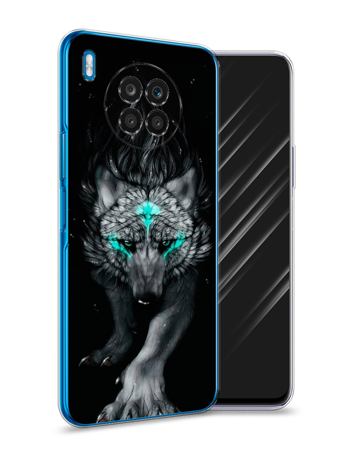 

Чехол Awog на Huawei Nova 8i "Волшебный волк", Разноцветный, 6106350-2