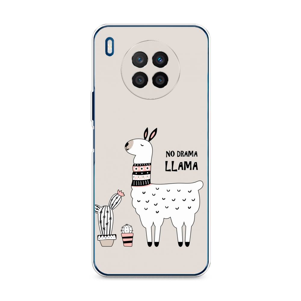 

Чехол Awog на Huawei Nova 8i "No drama LLama", Разноцветный, 6106350-2