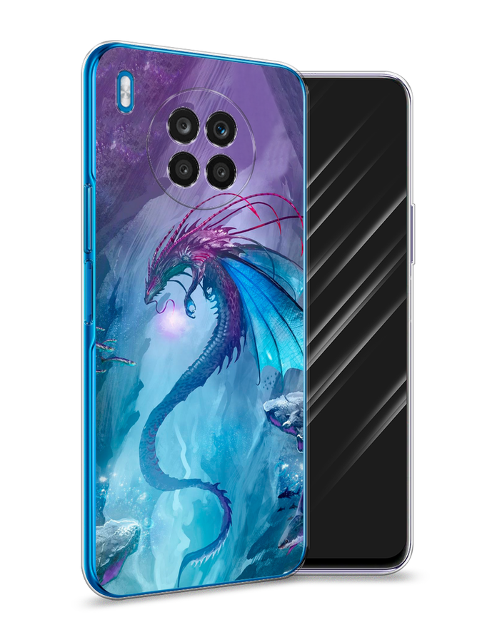 

Чехол Awog на Huawei Nova 8i "Водный дракон", Разноцветный, 6106350-2