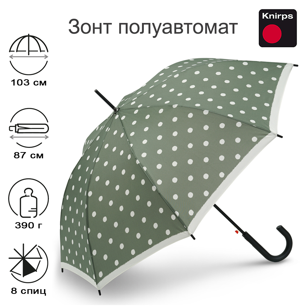 

Зонт женский Knirps A.760 Stick Automatic aloe, A.760 Stick Automatic