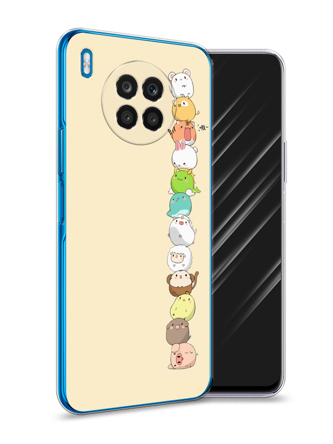 

Чехол Awog на Huawei Nova 8i "Питомцы Чиби", Разноцветный, 6106350-2