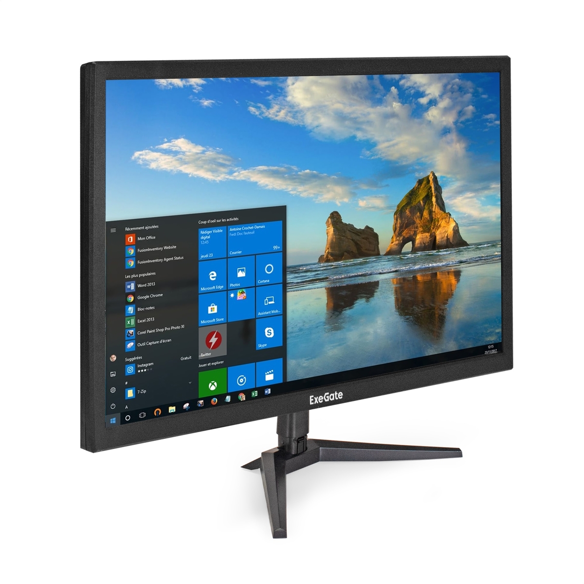 

21.5" Монитор ExeGate EB2200 черный 60Hz 1920x1080 TN, EB2200