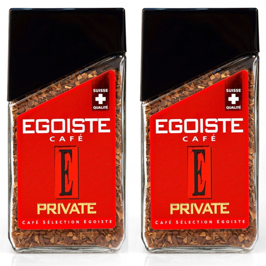 Кофе Растворимый Egoiste Private 2 шт по 100 г 2583₽