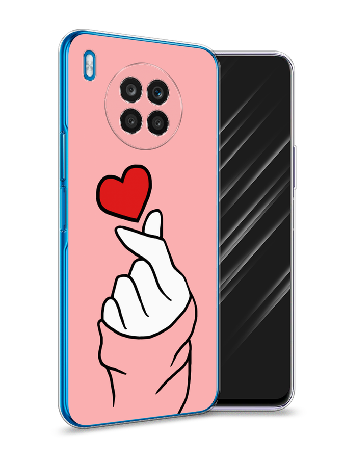 

Чехол Awog на Huawei Nova 8i "Милое сердечко", Разноцветный, 6106350-7