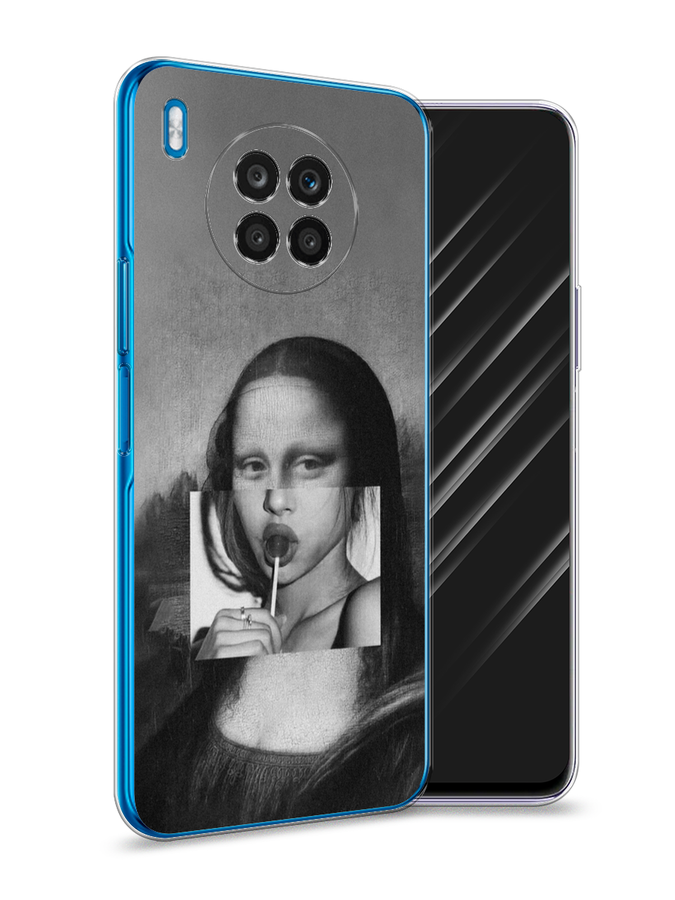 

Чехол Awog на Huawei Nova 8i "Mona Lisa sucking lollipop", Разноцветный, 6106350-9