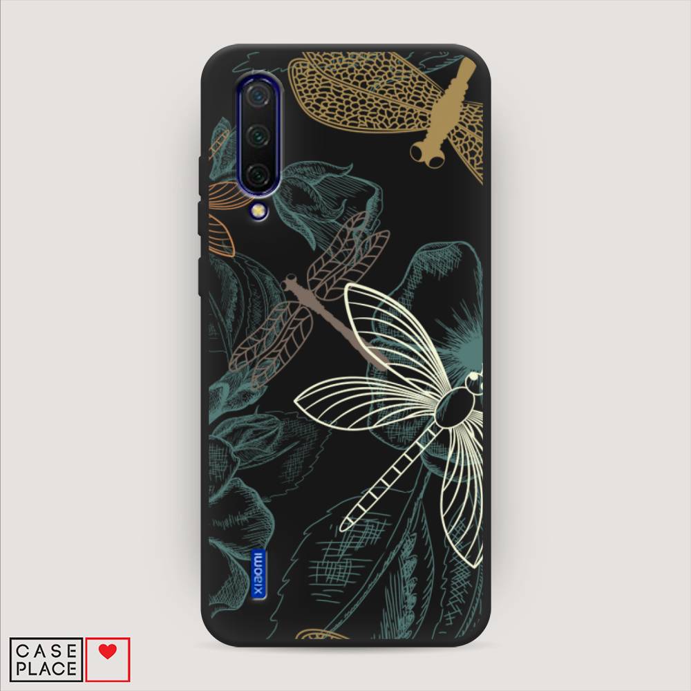 

Чехол Awog на Xiaomi Mi CC9/Mi A3 Lite/Mi 9 Lite "Тени стрекоз", Разноцветный, 36152-1