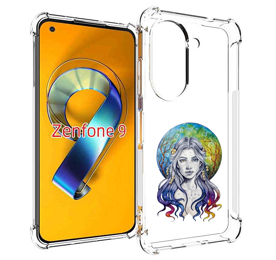 Чехол MyPads девушка с красивыми волосами для Asus Zenfone 9 (AI2202)