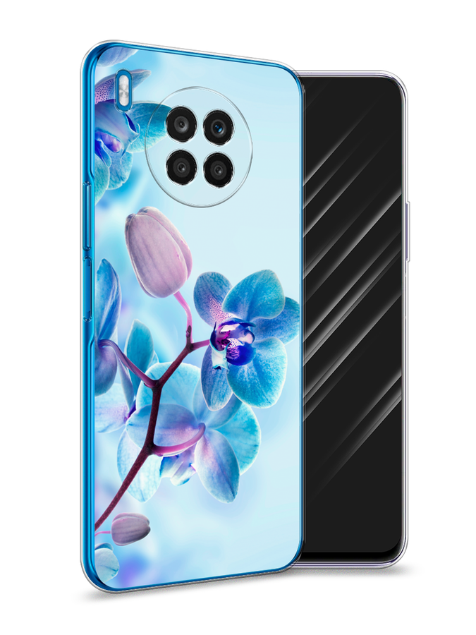 

Чехол Awog на Huawei Nova 8i "Голубая орхидея", Разноцветный, 6106350-8