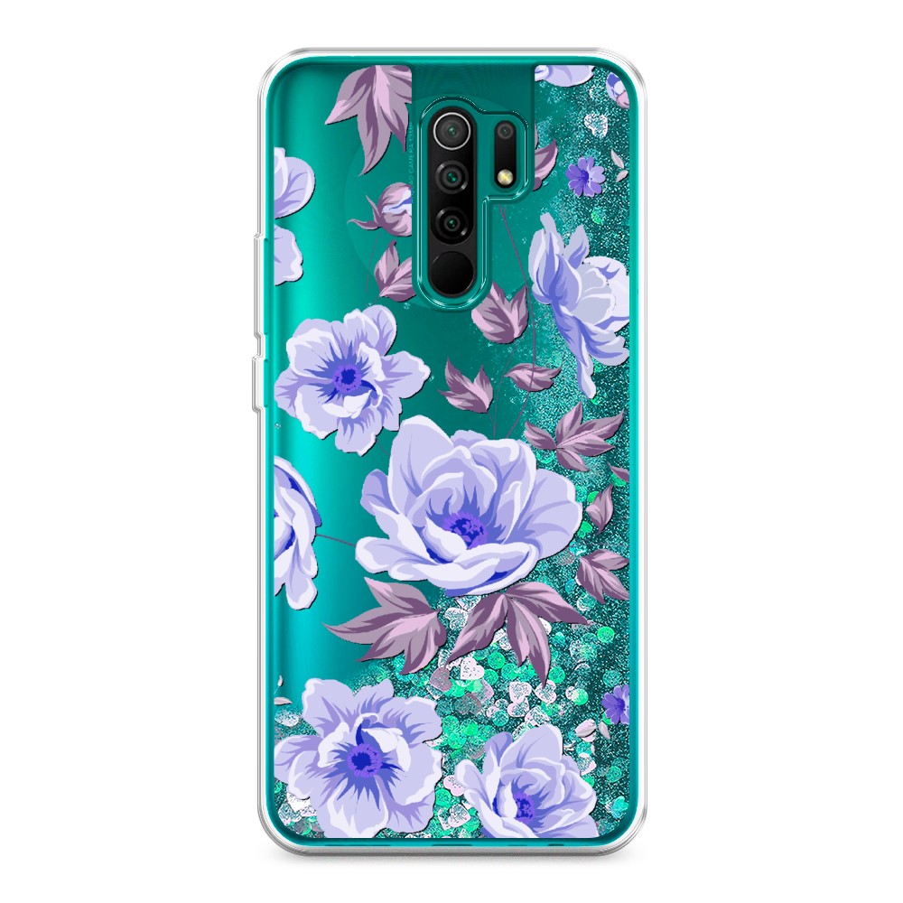 

Жидкий чехол с блестками "Цветочная фантазия 1" на Xiaomi Redmi 9, 38395-1