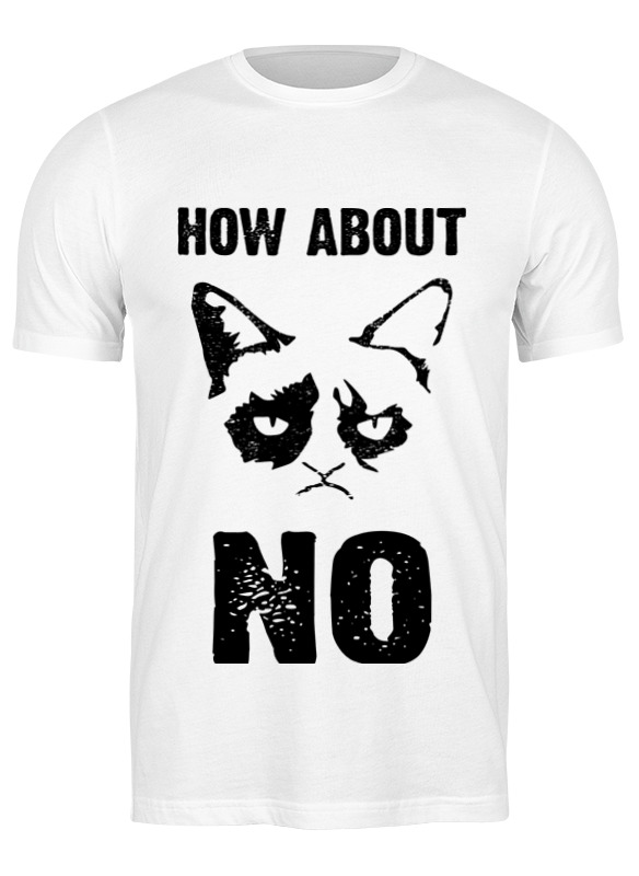 

Футболка мужская Printio Grumpy cat. how about no! белая XL, Белый, Grumpy cat. how about no!