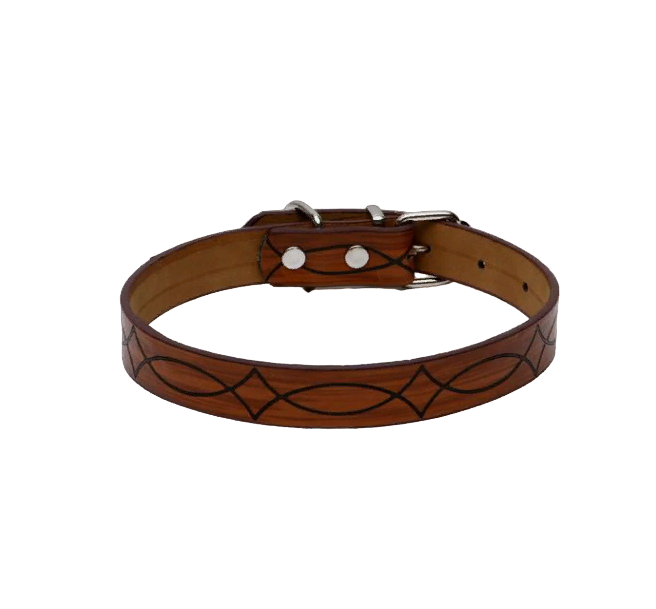 

Ошейник для собак Пижон тисненый микс цветов 48х2 см