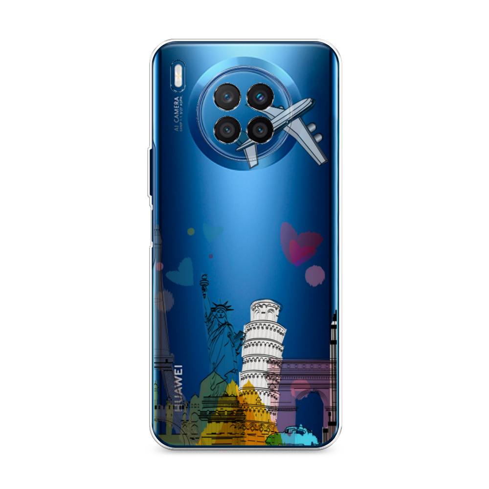 

Чехол Awog на Huawei Nova 8i "Самолет путешествий", Разноцветный, 6106350-10