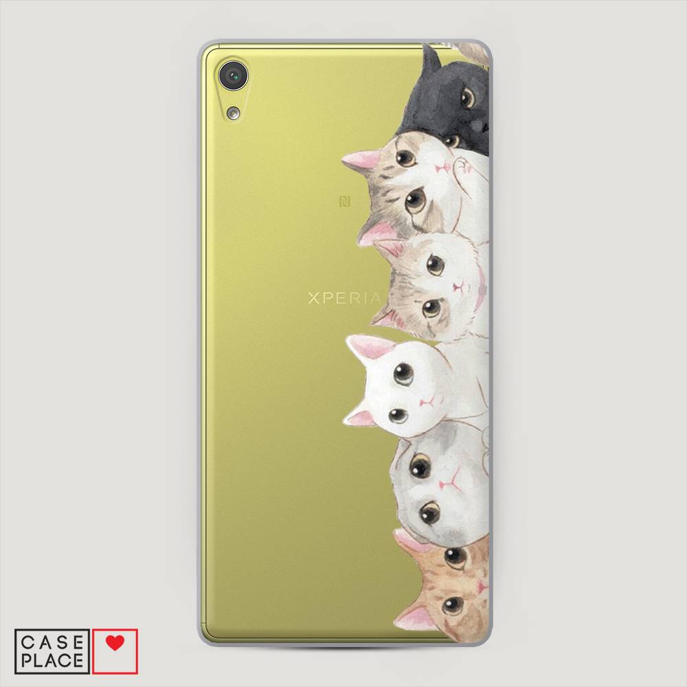 

Пластиковый чехол "Котики" на Sony Xperia XA Ultra, Котики
