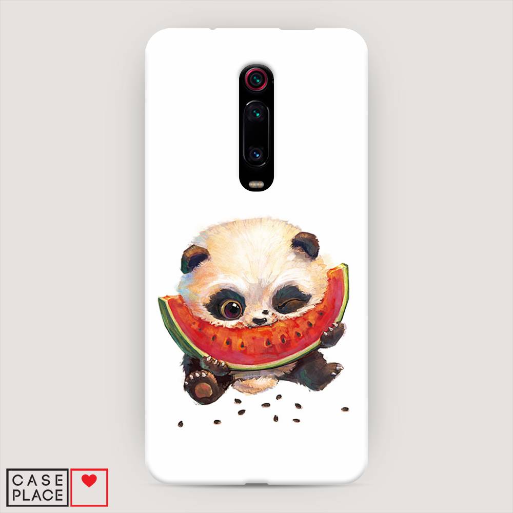

Пластиковый чехол "Малыш панды с арбузом" на Xiaomi Mi 9T, 35720-1