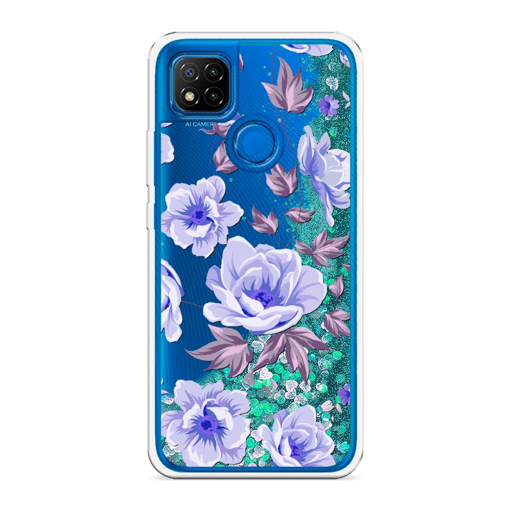 

Жидкий чехол с блестками "Цветочная фантазия 1" на Xiaomi Redmi 9C
