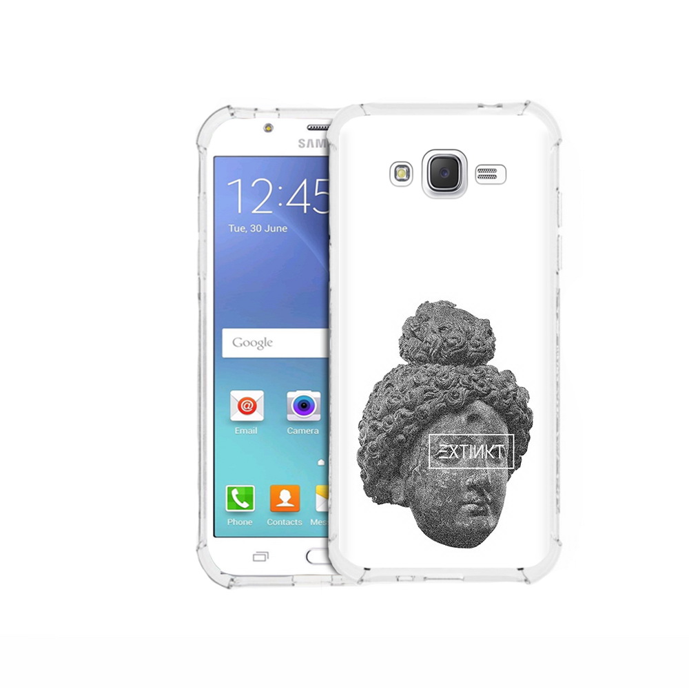 

Чехол MyPads Tocco для Samsung Galaxy J5 (2015) каменное лицо девушки (PT15272.579.383), Прозрачный, Tocco