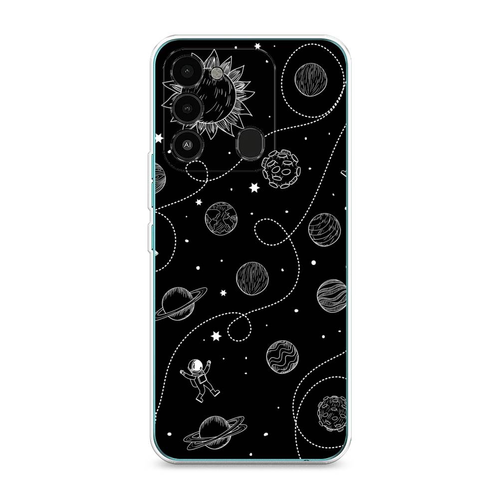 

Чехол Awog на Tecno Spark Go 2022/8С/9 "В невесомости", Разноцветный, 301350-4
