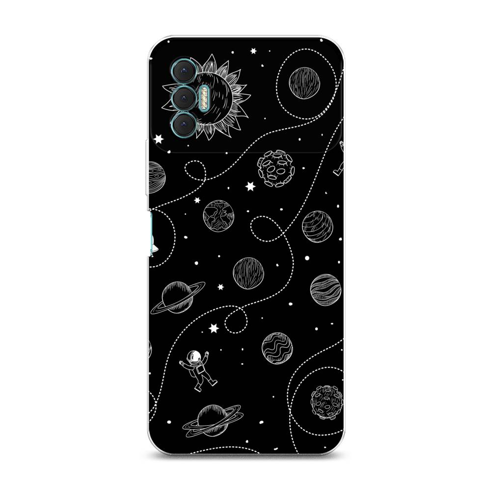 

Чехол Awog на Tecno Spark 8P "В невесомости", Разноцветный, 301450-4