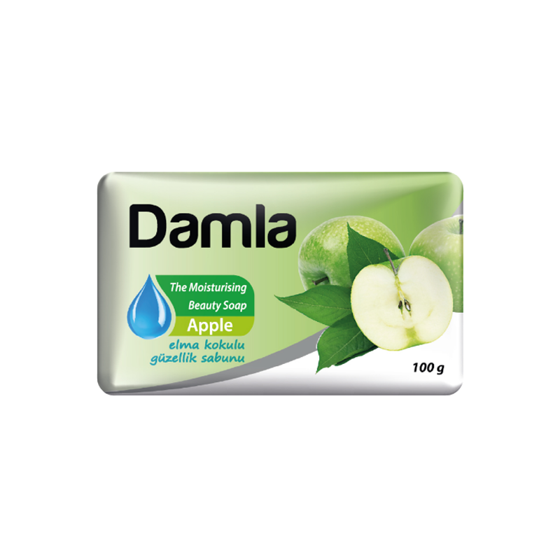 Мыло туалетное Damla Apple 100 г мыло ароматное яблоко 90 г