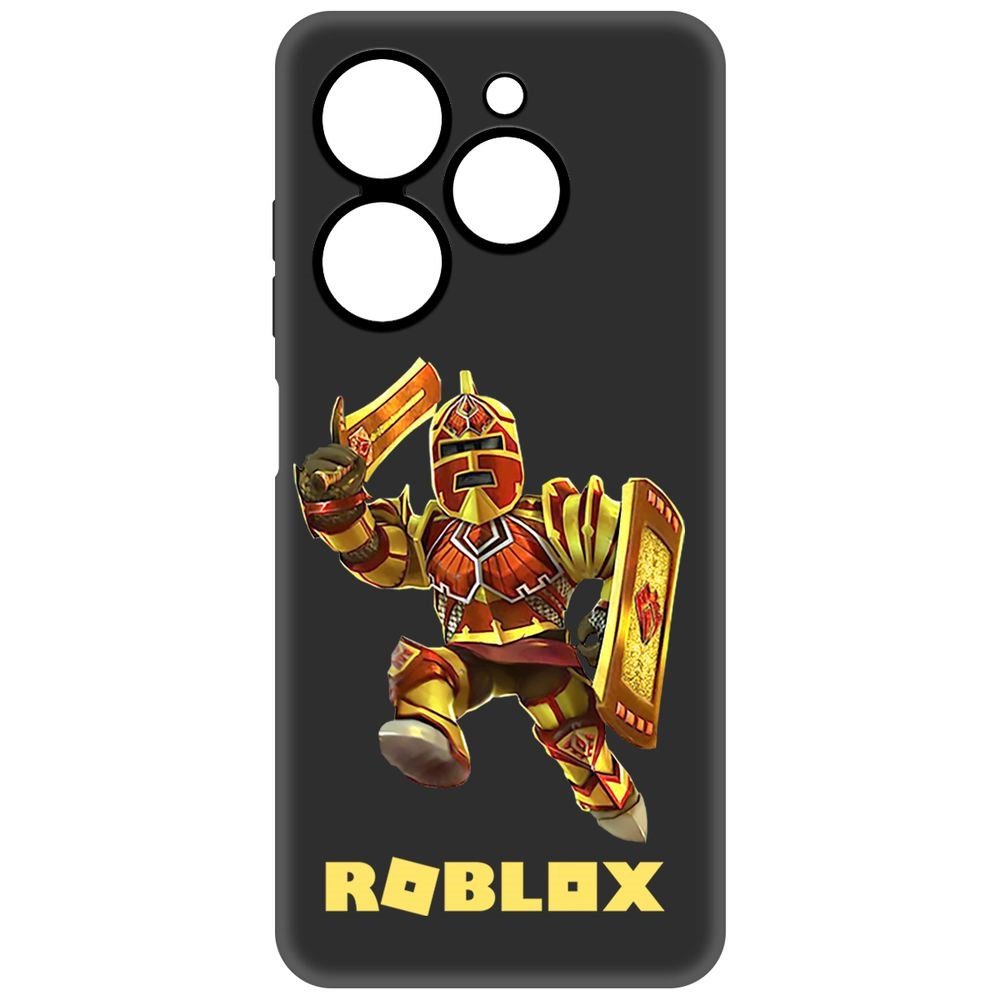 

Чехол-накладка Krutoff Soft Case Roblox-Рэдклифф для Tecno Spark 20С черный