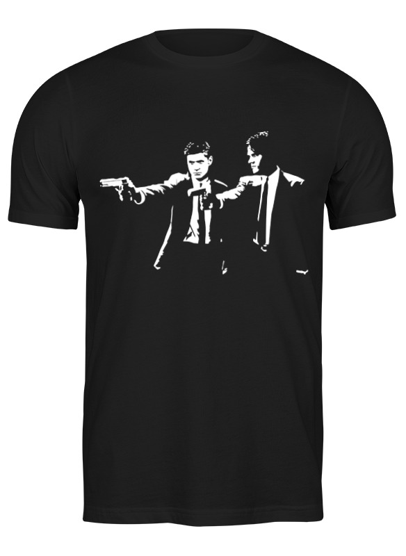 

Футболка мужская Printio Supernatural (pulp fiction) черная M, Черный, Supernatural (pulp fiction)