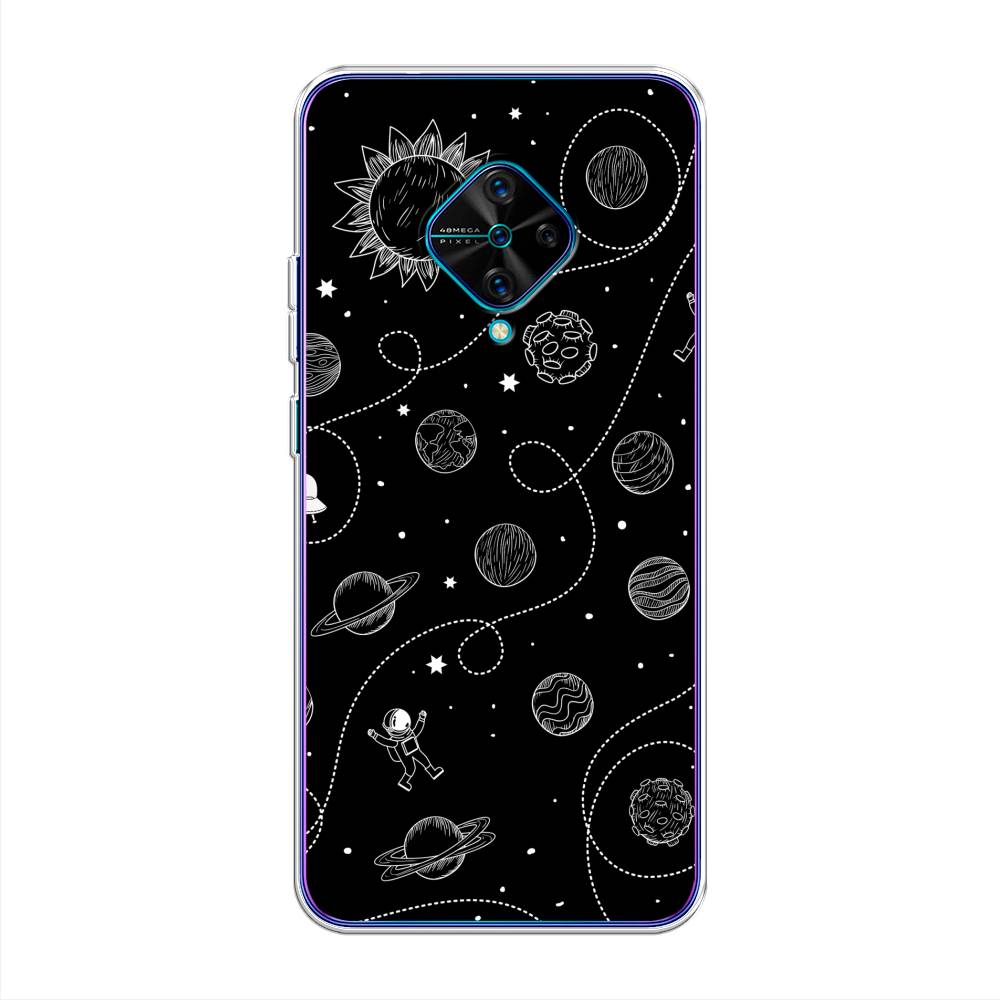 

Чехол Awog на Vivo V17/Y9s "В невесомости", Разноцветный, 261550-4