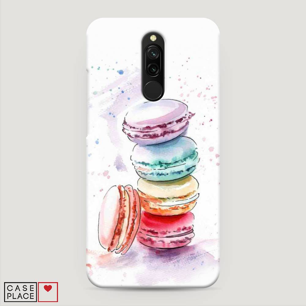 фото Пластиковый чехол "пирамидка макарони 2" на xiaomi redmi 8 awog