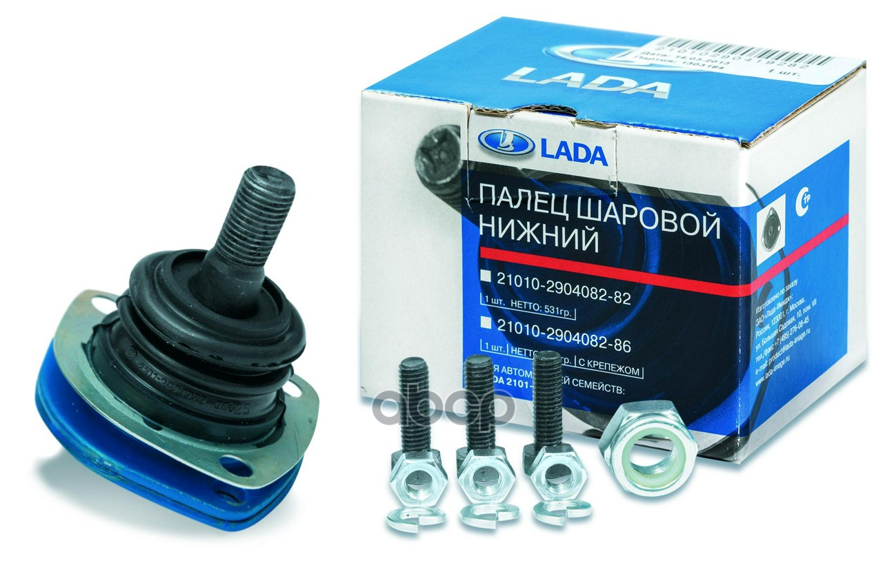 

Опора Шаровая Ваз-2101-07 Нижняя Серия Стандарт (Фирм. Упак. Lada) LADA 21010-2904082-82