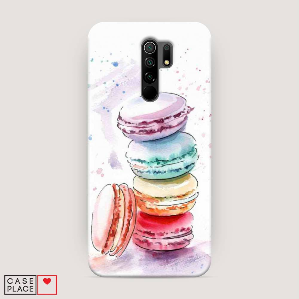 фото Пластиковый чехол "пирамидка макарони 2" на xiaomi redmi 9 awog