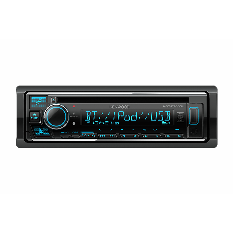 Автомагнитола KENWOOD KDC-BT660U DSP Общее количество каналов звука: 4