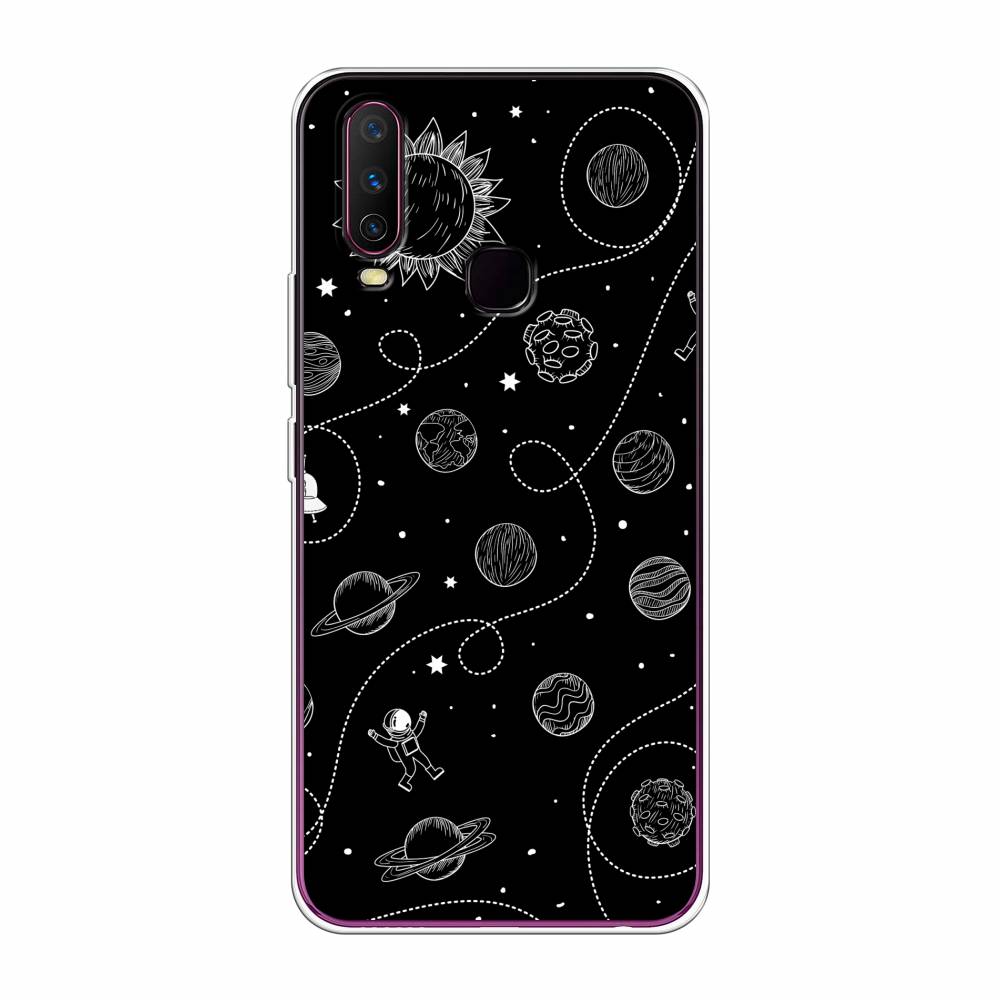 

Чехол Awog на Vivo Y17/Y12 "В невесомости", Разноцветный, 261750-4