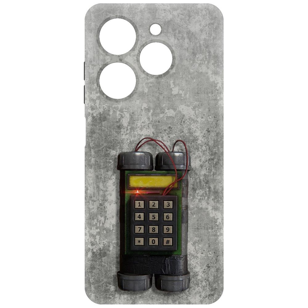 

Чехол-накладка Krutoff Soft Case Cтандофф 2 (Standoff 2) - C4 для Tecno Spark 20С черный